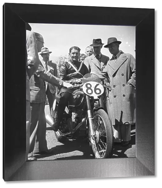 Eric McPherson (AJS) 1949 Junior TT