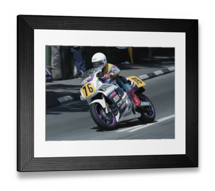 Framed Print : Nathan Spargo (Yamaha) 1994 Supersport 600 TT Framed Print : Nathan Spargo (Yamaha) 1994 Supersport 600 TT