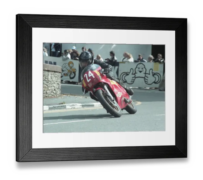 Framed Print : Charles Flockhart (Ducati) 1984 Newcomers Manx Grand Prix Framed Print : Charles Flockhart (Ducati) 1984 Newcomers Manx Grand Prix