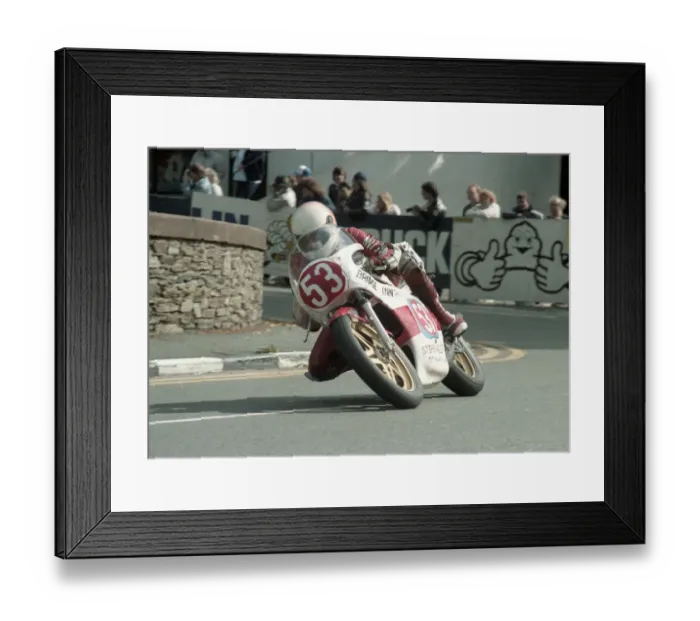 Framed Print : Steve Hazlett (Yamaha) 1984 Newcomers Manx Grand Prix Framed Print : Steve Hazlett (Yamaha) 1984 Newcomers Manx Grand Prix