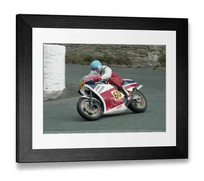 Framed Print : Chris Turner (Honda) 1984 Senior Manx Grand Prix Framed Print : Chris Turner (Honda) 1984 Senior Manx Grand Prix