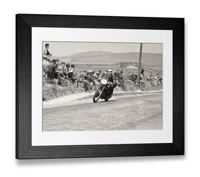 Framed Print : Archie Fenn (Norton) 1951 Senior TT Framed Print : Archie Fenn (Norton) 1951 Senior TT
