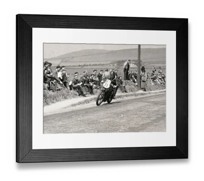 Framed Print : Bob Walker (Velocette) 1951 Senior TT Framed Print : Bob Walker (Velocette) 1951 Senior TT