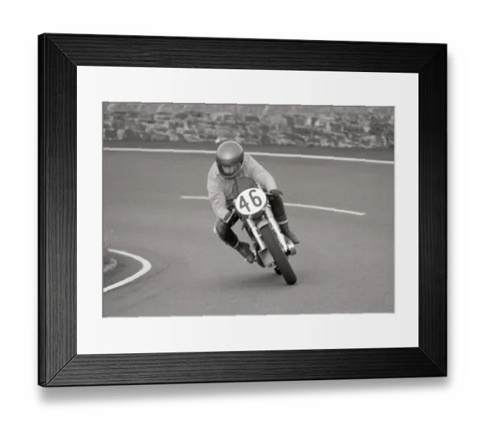 Framed Print : John Armstrong (Norton) 1985 Classic Manx Grand Prix Framed Print : John Armstrong (Norton) 1985 Classic Manx Grand Prix