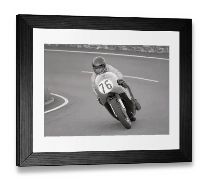 Framed Print : Bob Biddulph (AJS) 1985 Classic Manx Grand Prix Framed Print : Bob Biddulph (AJS) 1985 Classic Manx Grand Prix