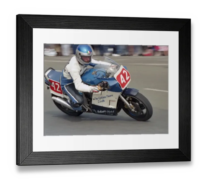 Framed Print : Chris Hughes (Suzuki) 1987 Newcomers Manx Grand Prix Framed Print : Chris Hughes (Suzuki) 1987 Newcomers Manx Grand Prix