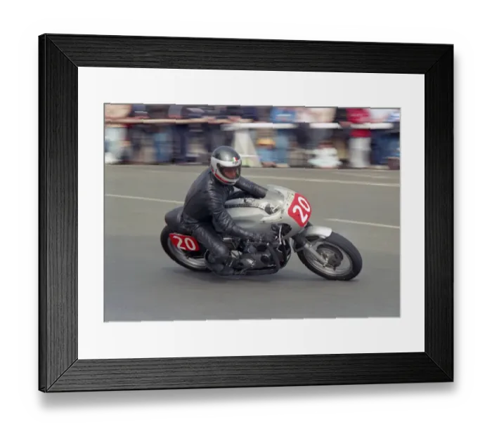 Framed Print : Stephen Prower (Triumph) 1987 Newcomers Manx Grand Prix Framed Print : Stephen Prower (Triumph) 1987 Newcomers Manx Grand Prix
