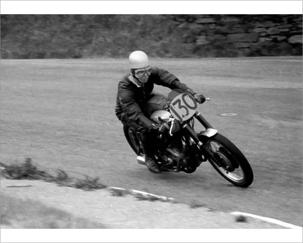 Donald Waite (BSA) 1958 Junior Snaefell Manx Grand Prix