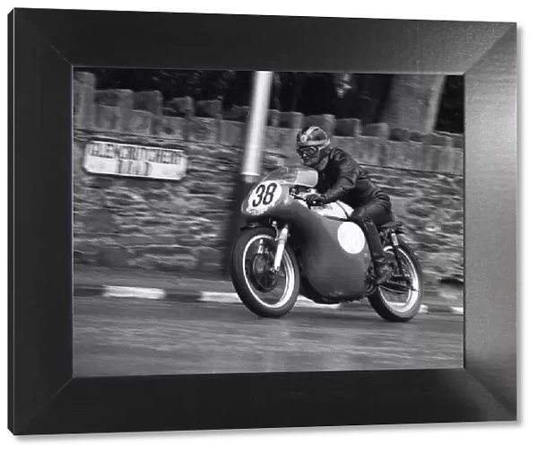 Tony Fisher (Norton) 1962 Junior Manx Grand Prix practice