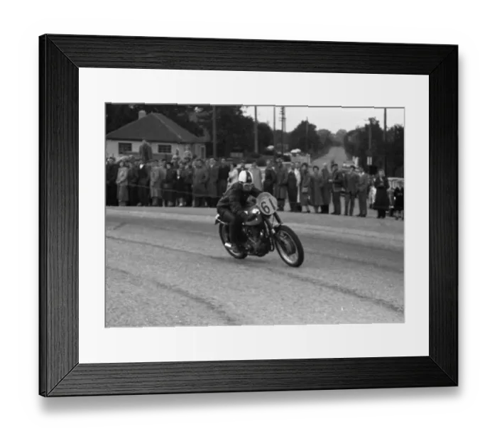 Framed Print : Brian Carr (BSA) 1957 Junior Newcomers Manx Grand Prix Framed Print : Brian Carr (BSA) 1957 Junior Newcomers Manx Grand Prix