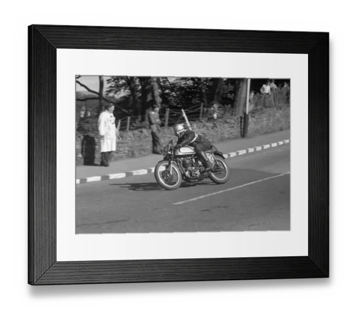 Framed Print : M Redford (Norton) 1958 Junior Manx Grand Prix Framed Print : M Redford (Norton) 1958 Junior Manx Grand Prix