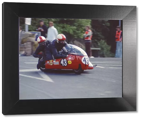 Tony Greening & Roger Parker (BSA) 1974 Sidecar 500 TT