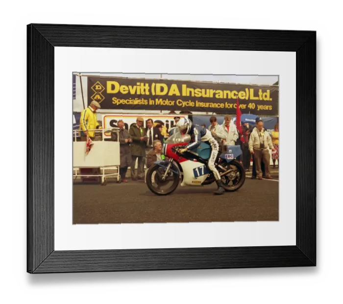 Framed Print : Richard Coates (Yamaha) 1987 Fortmula Two TT Framed Print : Richard Coates (Yamaha) 1987 Fortmula Two TT