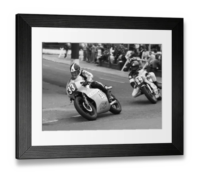 Framed Print : Richard Coates (Cotton) 1985 Junior TT Framed Print : Richard Coates (Cotton) 1985 Junior TT