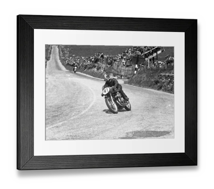 Framed Print : Dickie Dale (Gilera) 1953 Senior TT Framed Print : Dickie Dale (Gilera) 1953 Senior TT