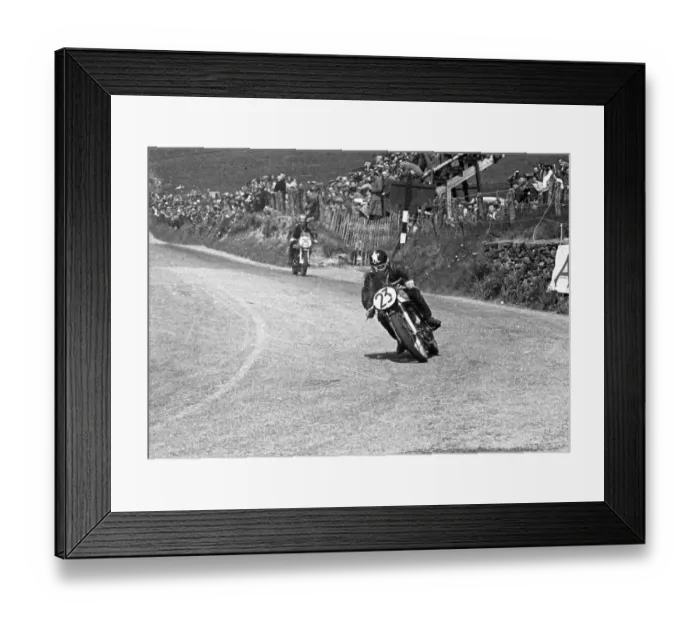 Framed Print : Laurie Boulter (Norton) 1953 Senior TT Framed Print : Laurie Boulter (Norton) 1953 Senior TT