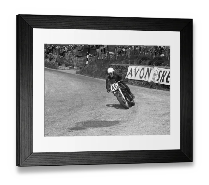Framed Print : Bill Doran (AJS) 1953 Senior TT Framed Print : Bill Doran (AJS) 1953 Senior TT