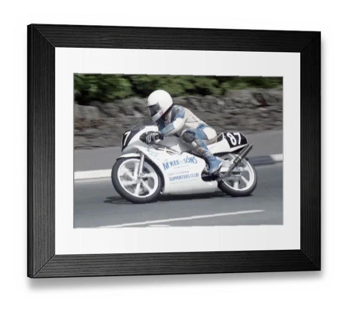 Framed Print : Gary Stevenson (Honda) 1994 Ultra Lightweight TT