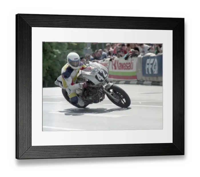 Framed Print : Siegfried Scherm (Yamaha) 1994 Singles TT Framed Print : Siegfried Scherm (Yamaha) 1994 Singles TT