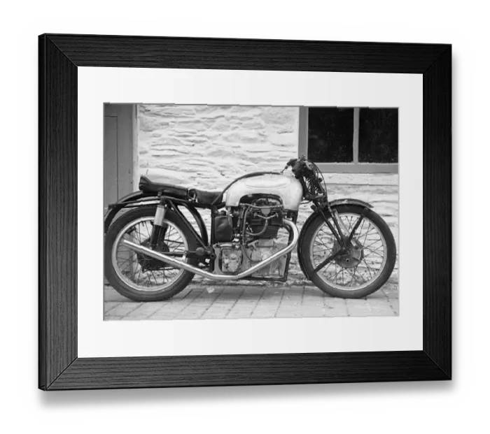 Framed Print : The Covel, 1951 Senior Manx Grand Prix