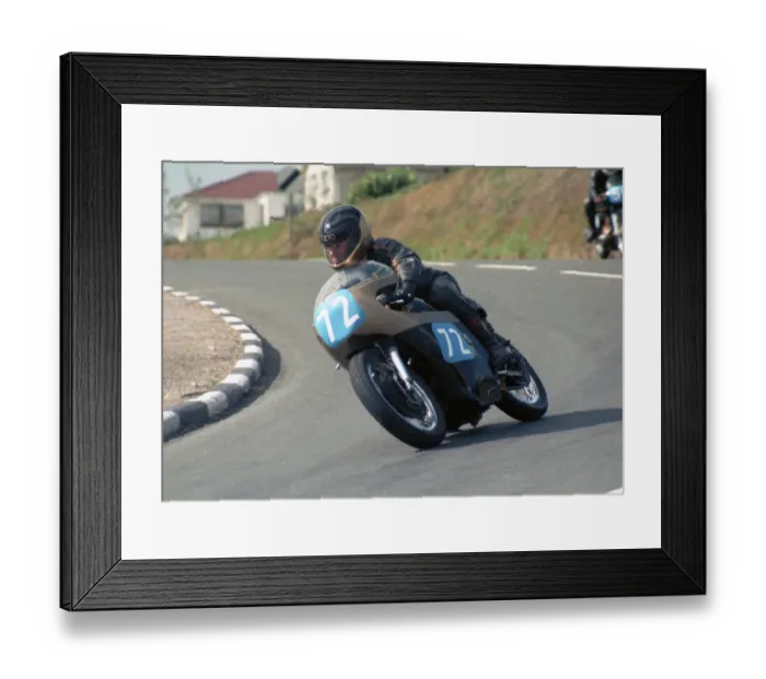 Framed Print : Bob Biddulph (AJS) 1989 Junior Classic Manx Grand Prix Framed Print : Bob Biddulph (AJS) 1989 Junior Classic Manx Grand Prix