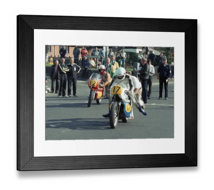 Framed Print : John N Smith (Triumph) 1989 Senior Classic Manx Grand Prix Framed Print : John N Smith (Triumph) 1989 Senior Classic Manx Grand Prix