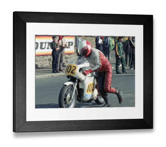 Framed Print : Dave Sells (Triton) 1989 Senior Classic Manx Grand Prix Framed Print : Dave Sells (Triton) 1989 Senior Classic Manx Grand Prix