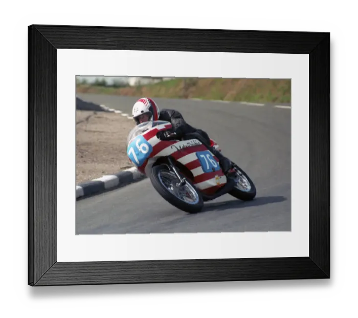 Framed Print : Ted Edwards (Ducati) 1989 Junior Classic Manx Grand Prix Framed Print : Ted Edwards (Ducati) 1989 Junior Classic Manx Grand Prix