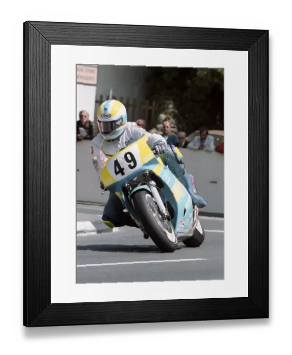 Framed Print : Dave Morris (Honda) 1991 Formula One TT Framed Print : Dave Morris (Honda) 1991 Formula One TT