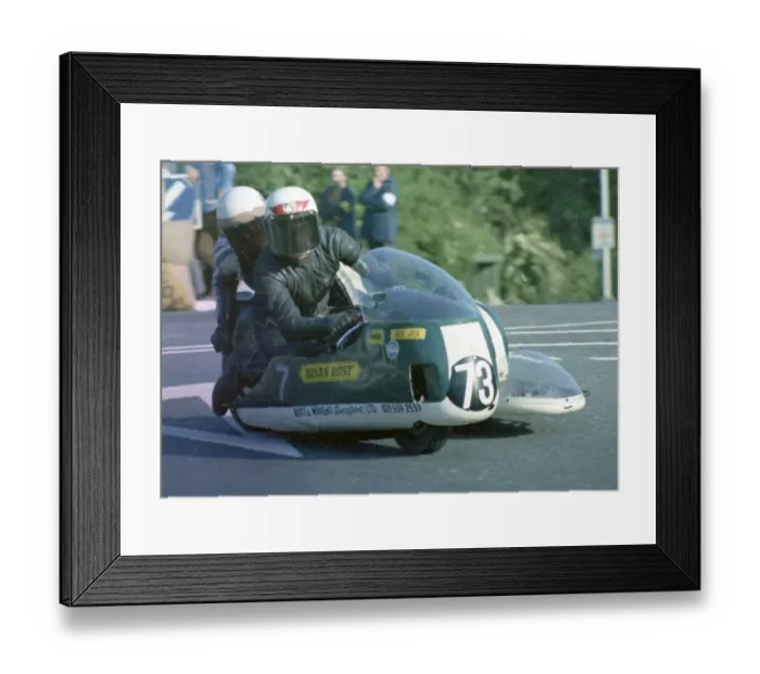 Framed Print : Brian Rust & D Jacobs (BSA) 1972 500 Sidecar TT Framed Print : Brian Rust & D Jacobs (BSA) 1972 500 Sidecar TT