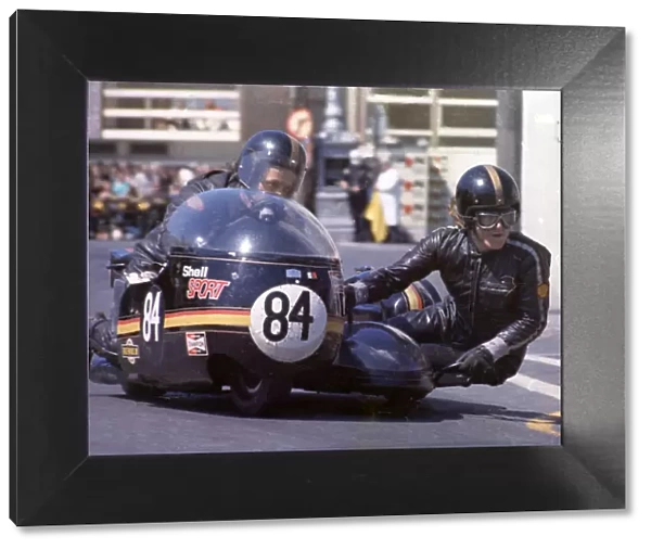 Roger Aldous & Peter Lucock (Triumph) 1973 500 Sidecar TT