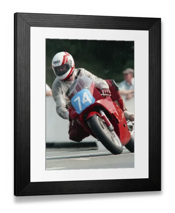 Framed Print : Jim Stringer (Yamaha) 1993 Junior Manx Grand Prix Framed Print : Jim Stringer (Yamaha) 1993 Junior Manx Grand Prix