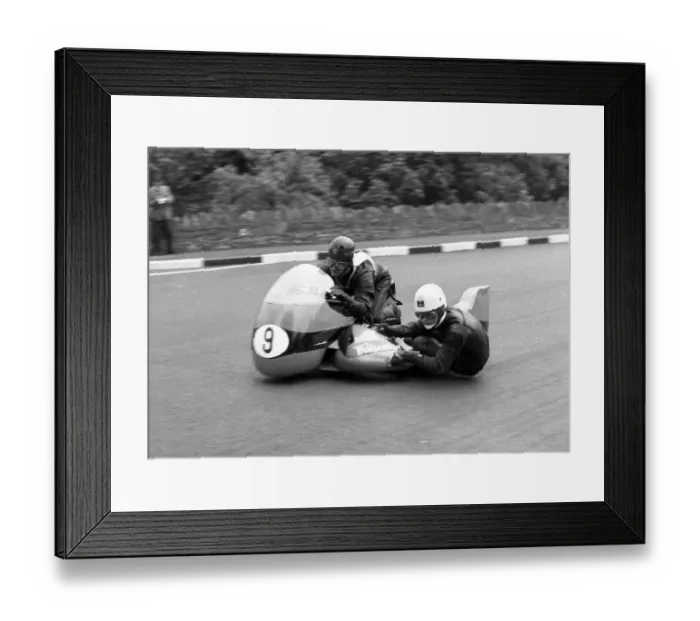 Framed Print : Chris Vincent & Terry Harrison (BSA) 1961 Sidecar TT Framed Print : Chris Vincent & Terry Harrison (BSA) 1961 Sidecar TT