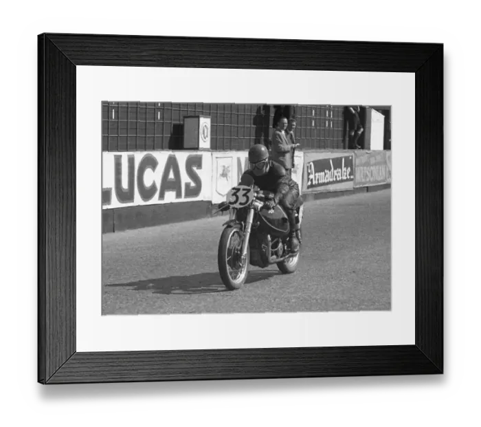 Framed Print : Rod Coleman (AJS) 1954 Junior TT Framed Print : Rod Coleman (AJS) 1954 Junior TT