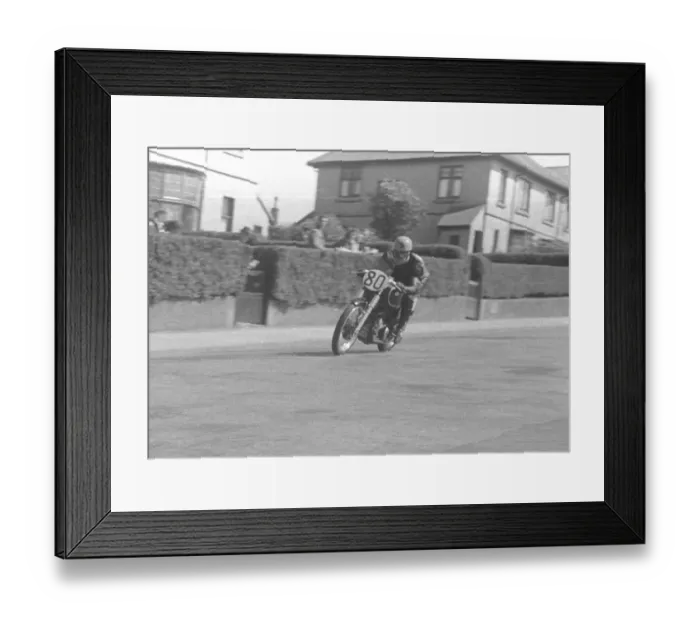 Framed Print : Rod Coleman (AJS} 1952 Junior TT Framed Print : Rod Coleman (AJS} 1952 Junior TT