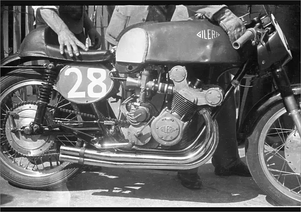 Reg Armstrongs Gilera, 1953 Senior TT
