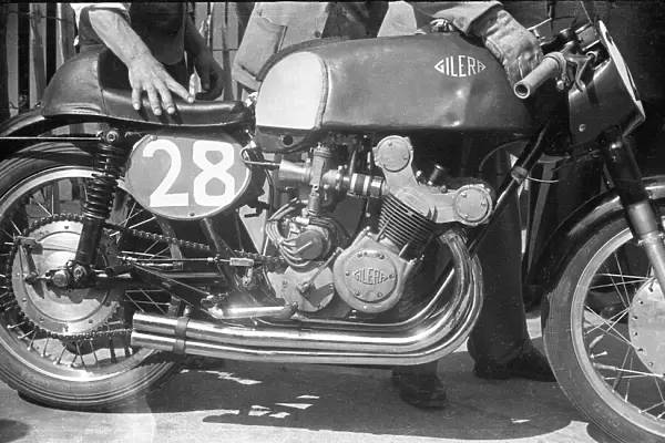 Reg Armstrongs Gilera, 1953 Senior TT