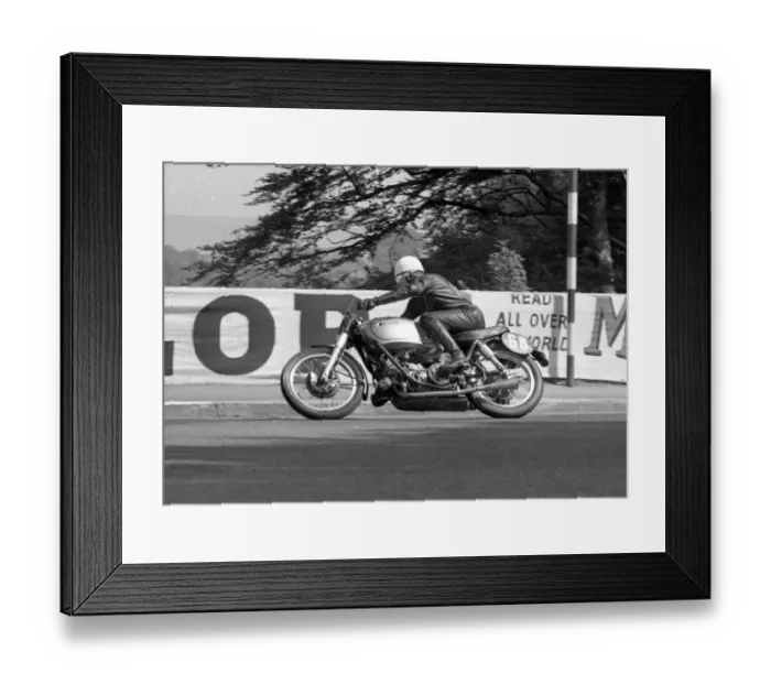 Framed Print : Bill Doran (AJS) 1951 Senior TT Framed Print : Bill Doran (AJS) 1951 Senior TT
