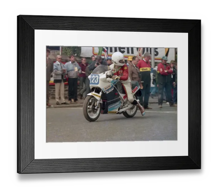 Framed Print : Jamie Whitham (Suzuki) 1986 Production D TT Framed Print : Jamie Whitham (Suzuki) 1986 Production D TT