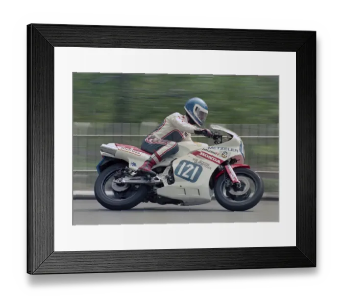 Framed Print : Bob Jackson (Honda) 1986 Production D TT Framed Print : Bob Jackson (Honda) 1986 Production D TT
