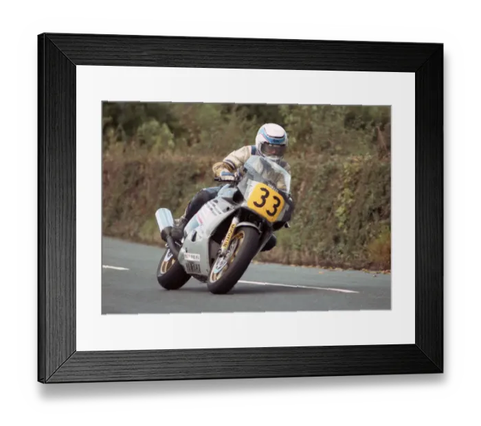 Framed Print : Ken Murray (Yamaha) 1989 Senior Manx Grand Prix Framed Print : Ken Murray (Yamaha) 1989 Senior Manx Grand Prix