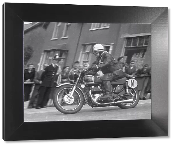 Angus Herbert (Matchless) Travelling Marshal 1955 TT