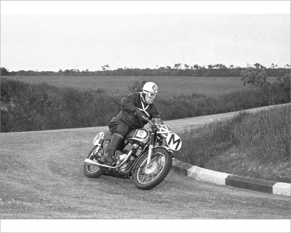 Angus Herbert (AJS) Travelling Marshal 1955 TT