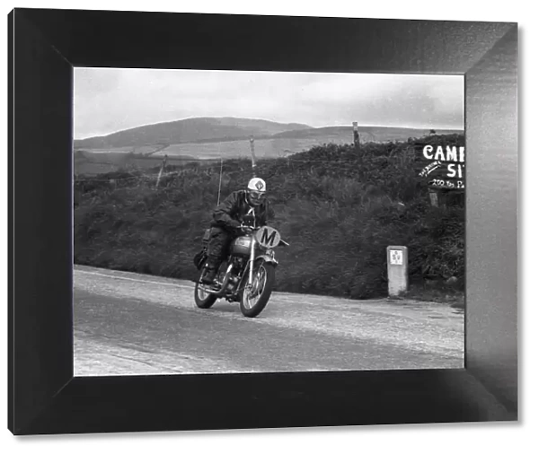 Angus Herbert (Triumph) Travelling Marshal 1956 TT