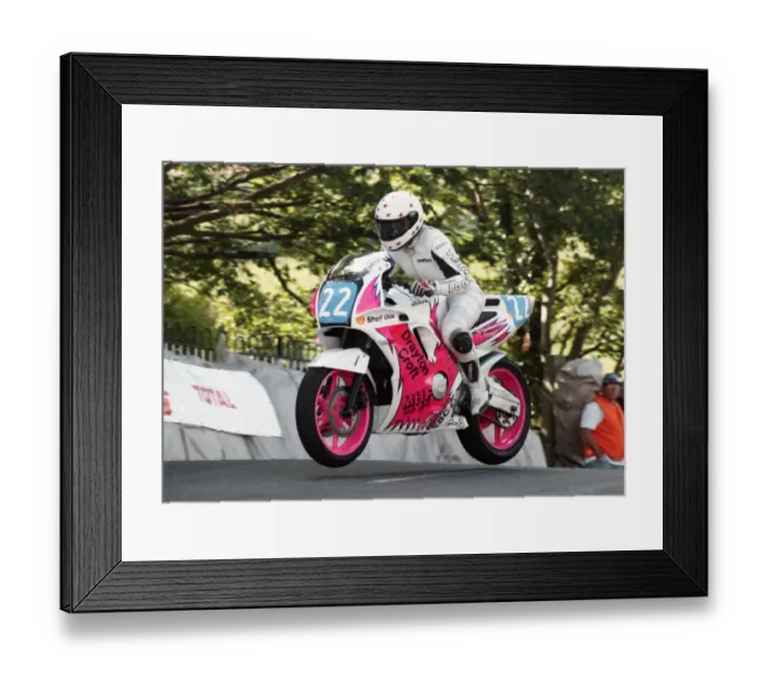 Framed Print : Sandra Barnett (Honda) 1993 Newcomers Manx Grand Prix Framed Print : Sandra Barnett (Honda) 1993 Newcomers Manx Grand Prix