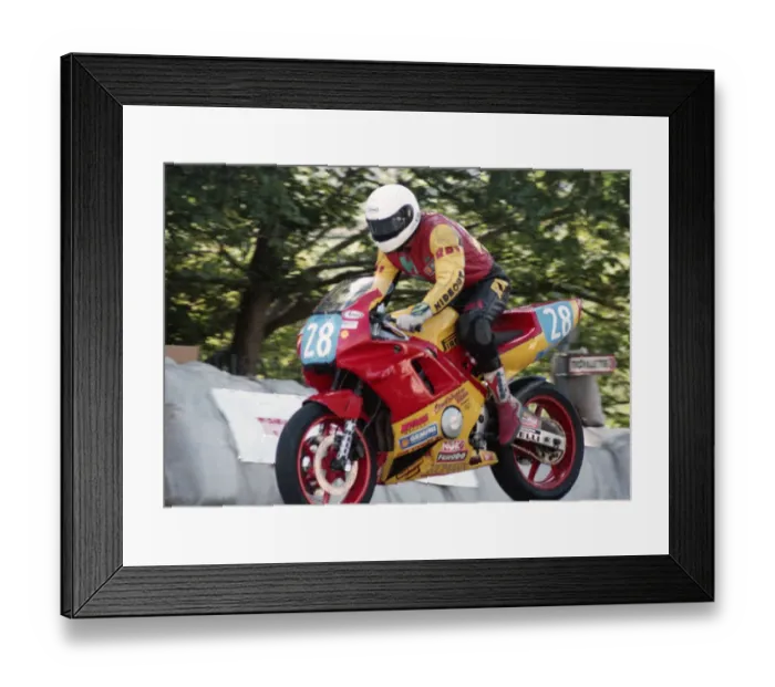 Framed Print : Marc Flynn (Honda) 1993 Newcomers Manx Grand Prix Framed Print : Marc Flynn (Honda) 1993 Newcomers Manx Grand Prix