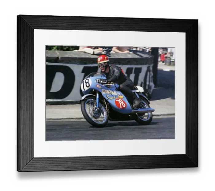 Framed Print : Trevor Holdsworth (Suzuki) 1969 Production TT Framed Print : Trevor Holdsworth (Suzuki) 1969 Production TT