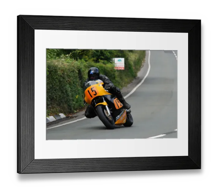 Framed Print : Ken Davis (Yamaha) 2011 Classic Superbike Manx Grand Prix Framed Print : Ken Davis (Yamaha) 2011 Classic Superbike Manx Grand Prix