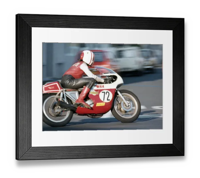 Framed Print : Richard Hs (BSA) 1975 Classic TT Framed Print : Richard Hs (BSA) 1975 Classic TT