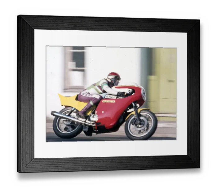 Framed Print : Doug Cash (Egli Ducati) 1975 Classic TT Framed Print : Doug Cash (Egli Ducati) 1975 Classic TT